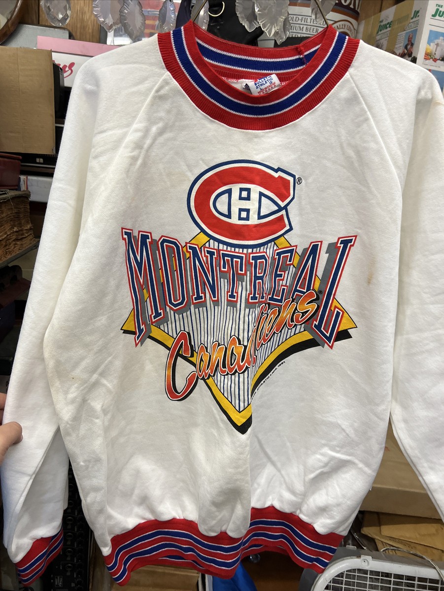 Vintage 80s 90s Montreal Canadiens Sweater NHL Hockey Mens Size
