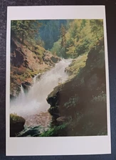 postcard art Alexander Wyant Winona Falls painting unposted