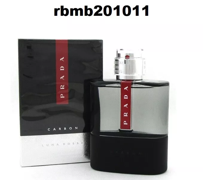 Prada men's luna rossa carbon outlet eau de toilette spray