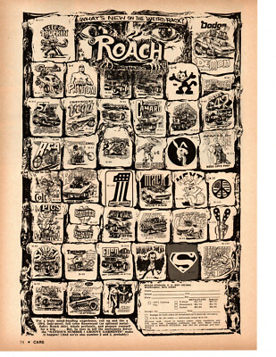 1971 ROACH STUDIOS T-SHIRT ~ ORIGINAL PRINT AD