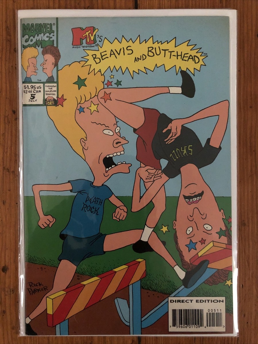 Beavis & Butt-Head #5 Marvel 1994 Field Day, Movie Mayhem, Towel