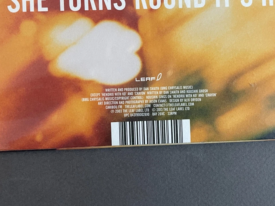 SEALED CARBIOU UP IN FLAMES 2013 RE LP BAY 26VC - Image 2 of 3