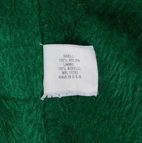 Vintage Mattoon High School Fighting Green Wave Nylon Unijacke Herren Medium - Bild 9 von 11