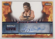 2013 TRISTAR TNA Impact Wrestling Live Blue 20/25 Mickie James #L19 Auto 0c3