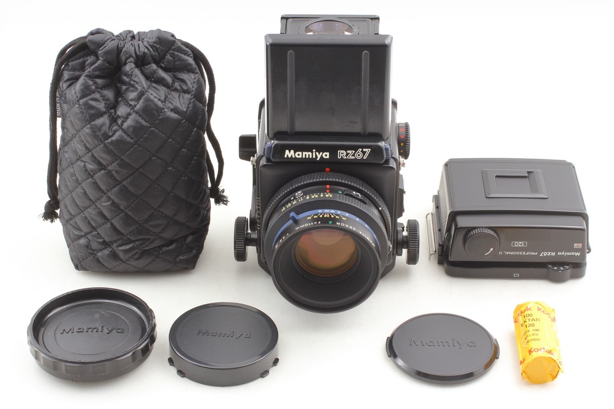 マミヤ Mamiya RZ67 Sekor Z 110mm f/2.8 3870 N MINT] Mamiya RZ67 Pro Film Camera + Z 110mm f/2.8 W Lens 120