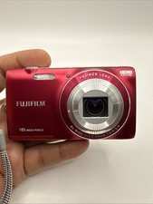 Fujifilm FinePix JZ250 16.0MP Compact Digital Camera Red + 4GB + Case - Tested