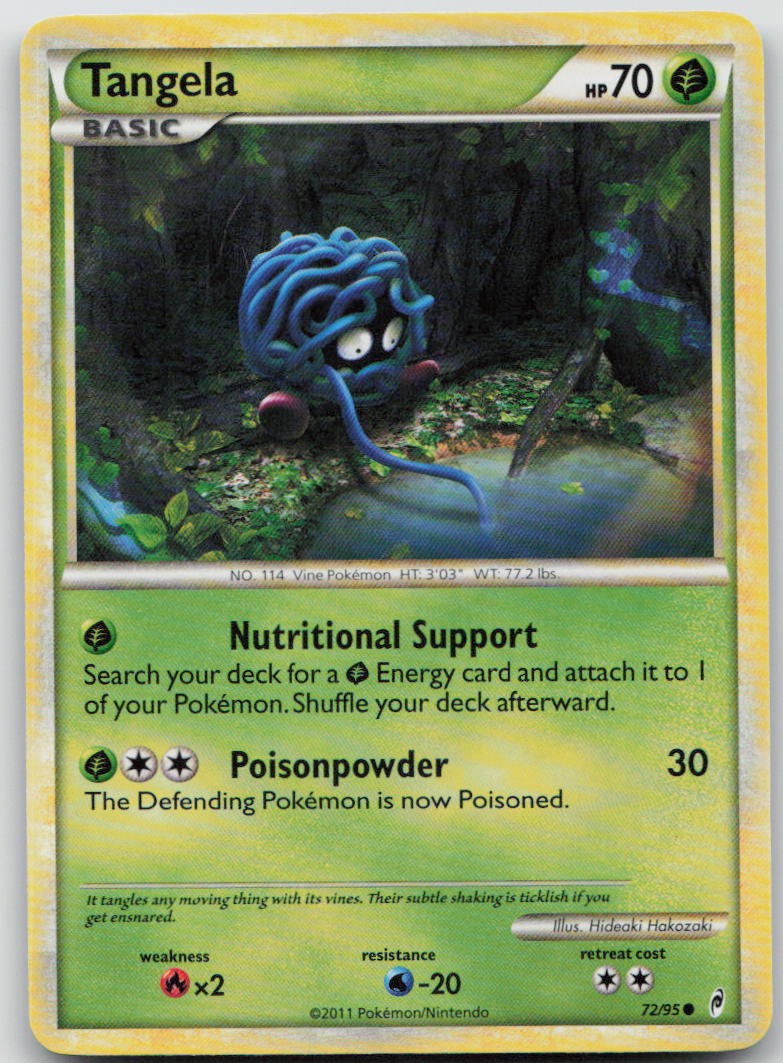 TANGELA 72/95 COMMON CALL OF LEGENDS POKEMON NM/M