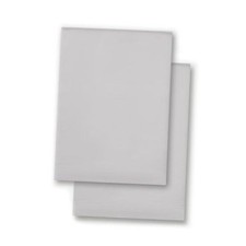 Pillowcases Set of 2 - Made of 100 Viscose from Bamboo, Standard Light Grey