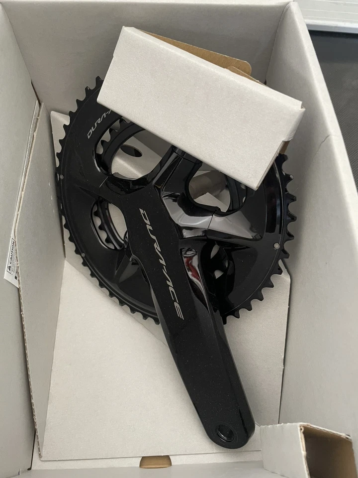 Juego de bielas de bicicleta de carretera Shimano Dura-Ace FC-09 11 velocidades 172,5 mm 50/34T con plato Foto 2 de 4