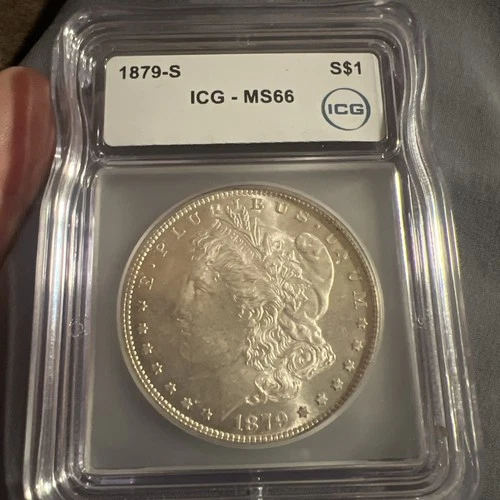 1879-S Morgan Dollar PCGS MS66 Gorgeous!