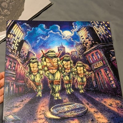 John Du Prez Teenage Mutant Ninja Turtles Soundtrack 12'' LP Purple/Green