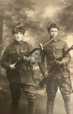 WW1 AEF Doughboys N Russia/Siberia RPPC Photo...