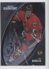 2002-03 ITG Be A Player Signature Series 1/5 Phil Housley #048 Auto HOF 0a7