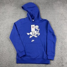 Dallas Cowboys Hoodie Youth Large Blue NFL Football Nike Pullover Sweatshirt