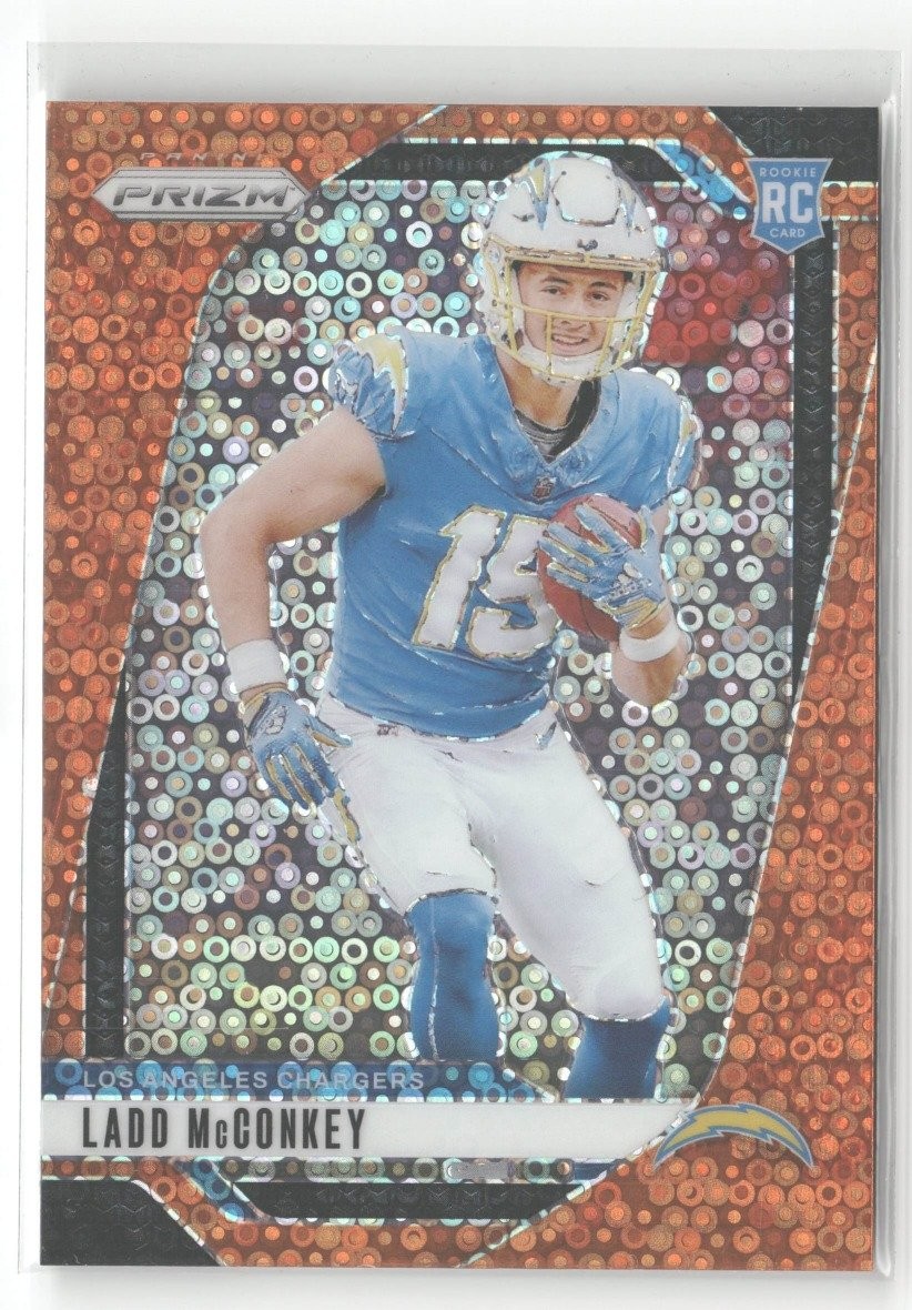 Ladd McConkey Panini Prizm #365 Disco
