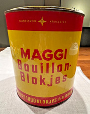 Alte seltene Maggi Dose aus den 50er Jahren 1000 W&uuml;rfel 3 Gramm Niederlande