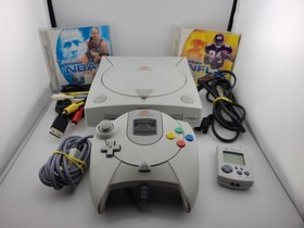 SEGA Dreamcast In Box. W/ 2 Games & Memory Card. Tested 