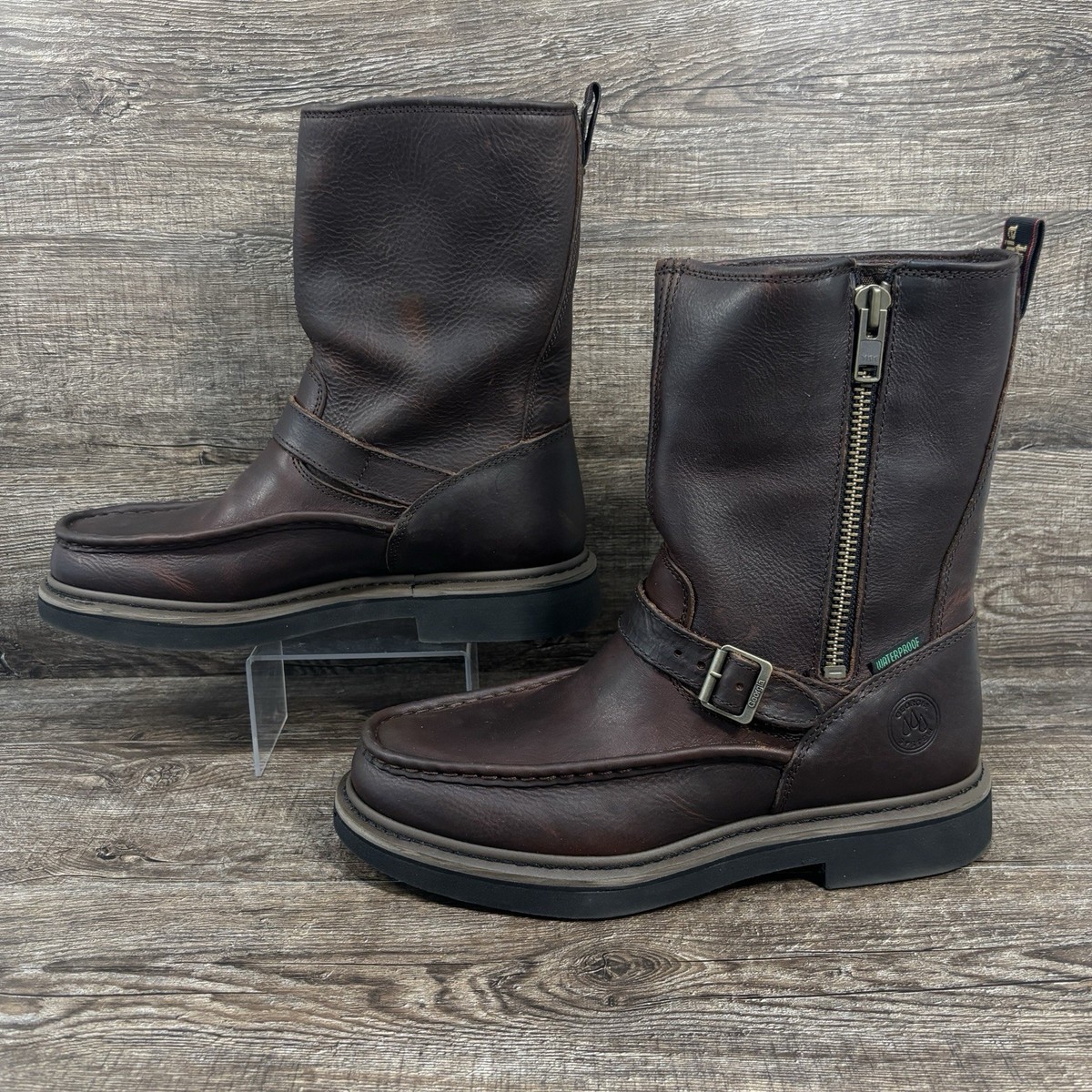 Georgia Boots Men\'s Brown Leather Wellington 11” G5384 Georgia Boot Homeland Waterproof Wellington Work Boot main image 3