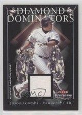 2005 Fleer Platinum Diamond Dominators Red Jerseys Jason Giambi #DD/JG jg5