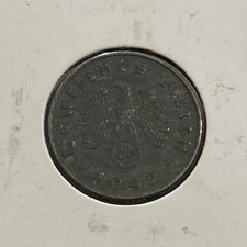 GERMANY  1942 A 10  REICHSPFENNIG  3RD REICH WW2 Pfennig Rp