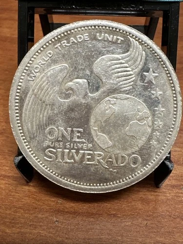 Vintage World Trade Unit Silverado Mint 1 oz Silver Bullion