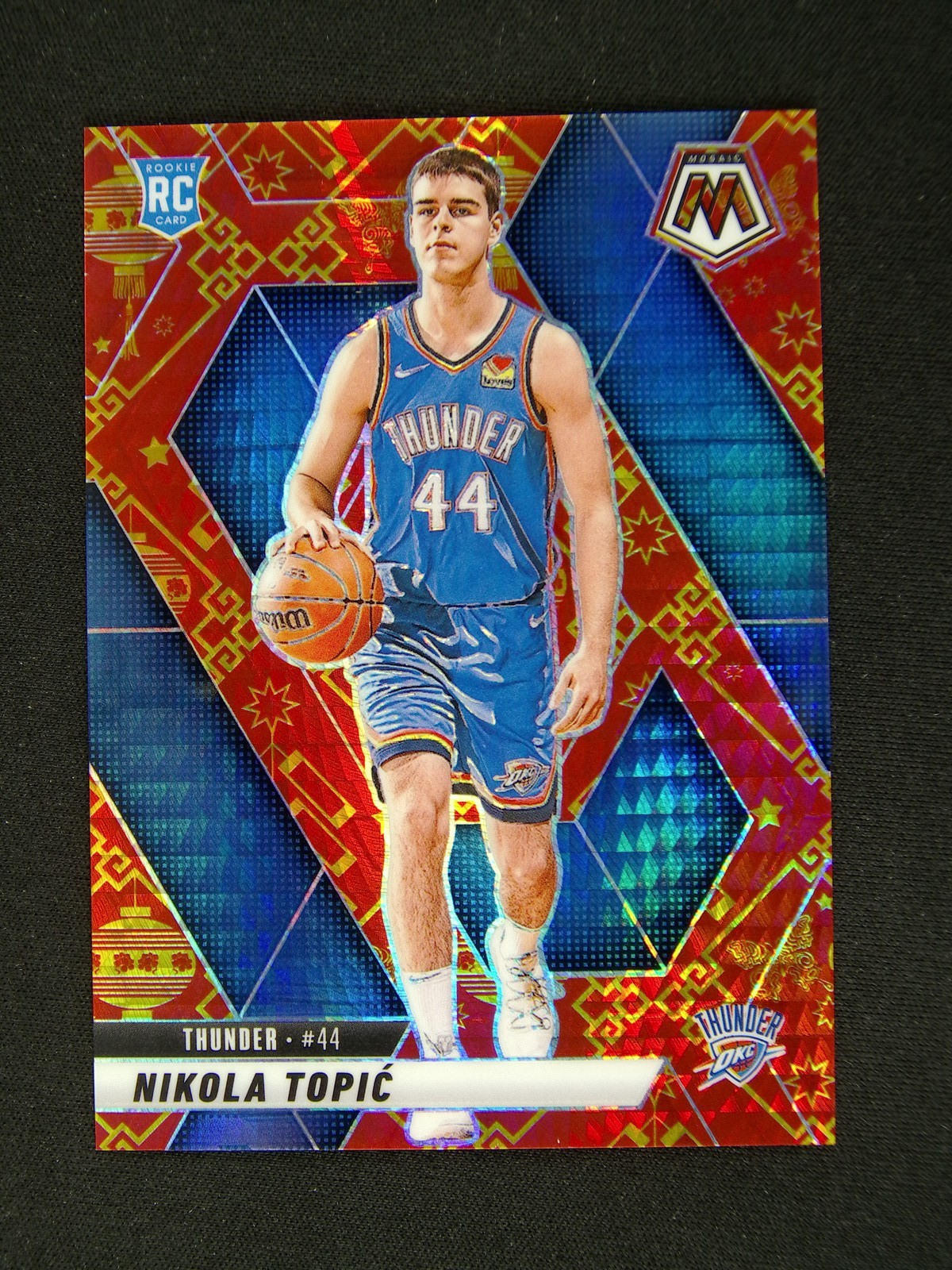 2024-25 Panini Mosaic Nikola Topic #242 RC Rookie Lucky Envelopes /8