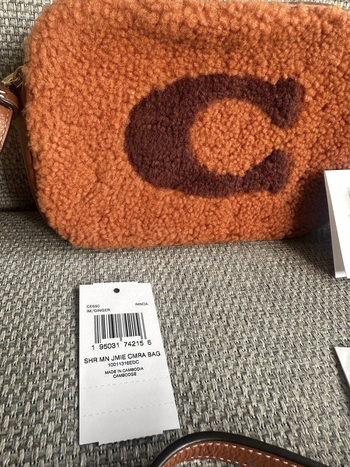 Original Coach Mini Jamie Camera Bag With Coach Motif RRP £295. image 2