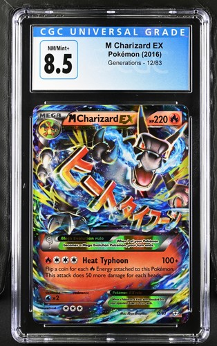 M Charizard-EX graded CGC 8.5 for sale on eBay