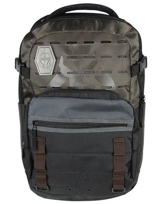 Star Wars The Mandalorian Bounty Hunter Laptop Tech Padded Sleeve Backpack 19''
