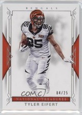 2017 Panini National Treasures Holo Silver 4/25 Tyler Eifert #94 0kz8