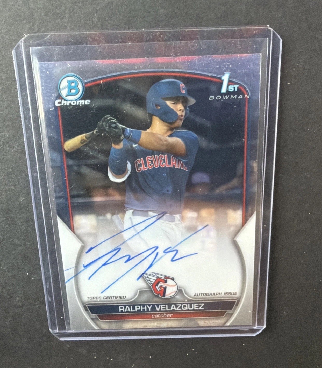2023 Bowman Draft - Chrome Prospect Autographs Ralphy Velazquez #CDA-RV Auto