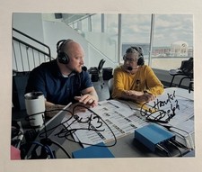 GARY DOLPHIN & PAT ANGERER IOWA HAWKEYES SIGNED 8x10 PHOTO AUTOGRAPHED COA