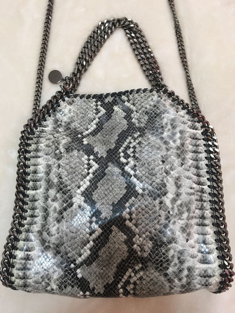 Stella McCartney Falabella Mini Python print Tote… - image 2