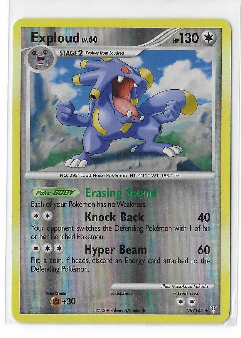 Exploud 28/147 Supreme Victors Reverse Holo Pokemon TCG Card LP