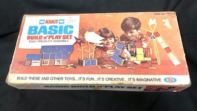Ideal KliKit Basic Build n Play Set Building Toy Vintage 1960s 1969