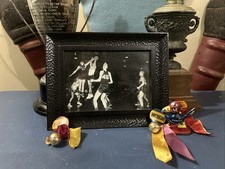 Antica foto vintage giocatori di basket in azione 'Oxford High School'