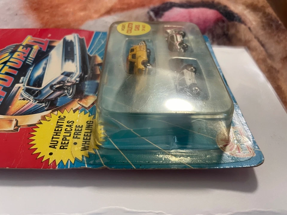 1989 Funrise Micro Machines Back To The Future II Cars Police DeLorean Taxi - Image 2 of 4