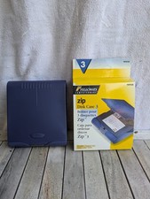 Fellowes Zip Disk Case 3 – Vintage 1997 – Holds 3 Zip Disks – Original Packaging