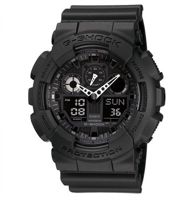 Casio G-shock Schwarz Herren Armbanduhr GA-100-1A1ER