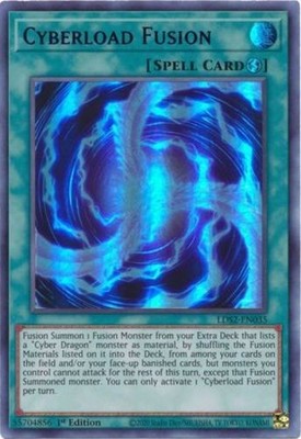 Cyberload Fusion (Purple) - LDS2-EN035 - Ultra Rare - 1st Edition NM Yugioh  Lege | eBay