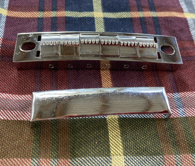 Vintage 1960s Kustom K-200 Electric Guitar Bridge & Cover
