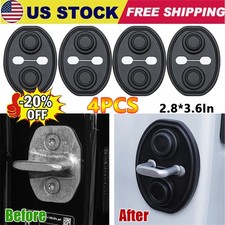 4Pcs Silicone Car Auto Door Lock Cover Door Latch Protection Black Hot Sale