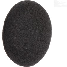 3 Pairs of 2-Inch Disposable Foam Ear Pad Covers - Black Earpads for Headphones