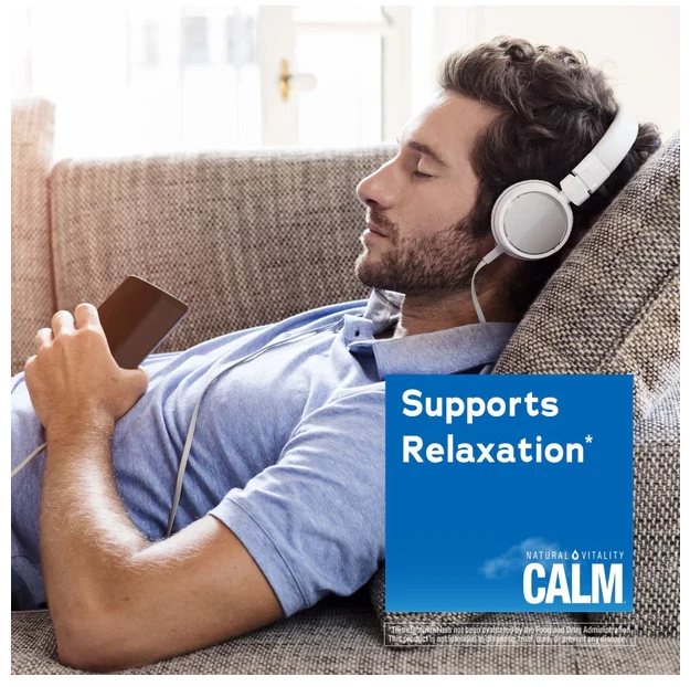 Gomitas de magnesio CALM | 240 gomitas veganas frambuesa limón | de Natural Vitality Foto 4 de 4