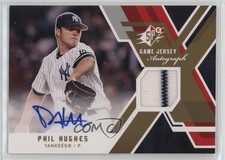 2009 SPx Game Jersey Phil Hughes #GJA-PH Auto 0o48