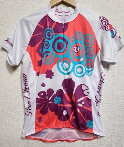 Pearl Izumi Radtrikot Radfahren Pink Lila Damen Gr. XL Weiß Neu