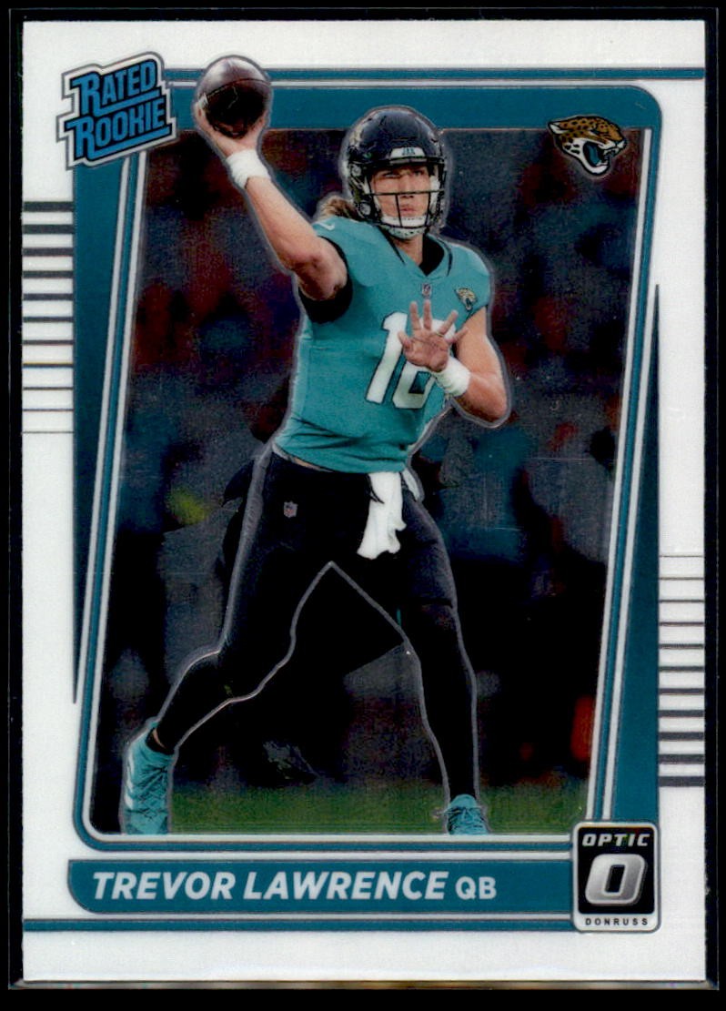 Trevor Lawrence Optic 2021 Donruss Optic #201 Rookie