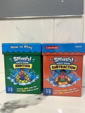 Lakeshore Splash Games Grades 1-2 Math Games Set of 2.Open box and New box