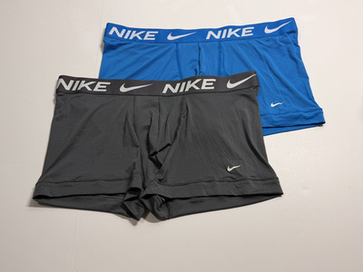 Nike Stretch Microfiber Trunk Style Boxer Briefs - XL - Set of 2 - KE1014
