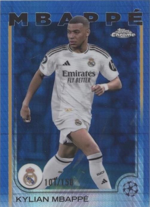 2024-25 Topps Chrome Uefa Club Competitions - Kylian Mbappé #1 for